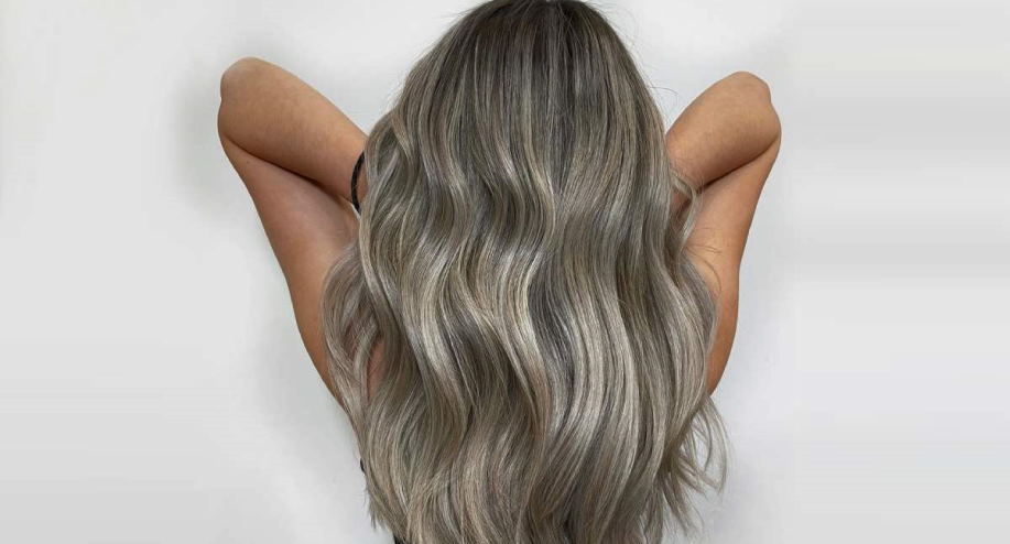 ash blonde balayage